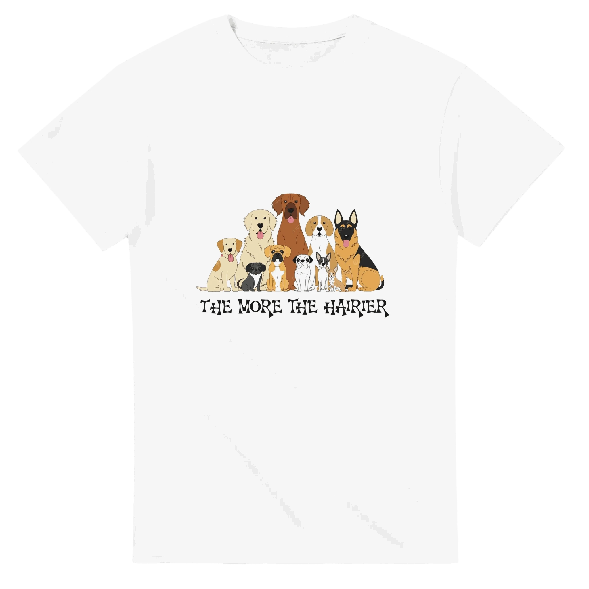 The More the Hairier Heavyweight Unisex Crewneck T-shirt 