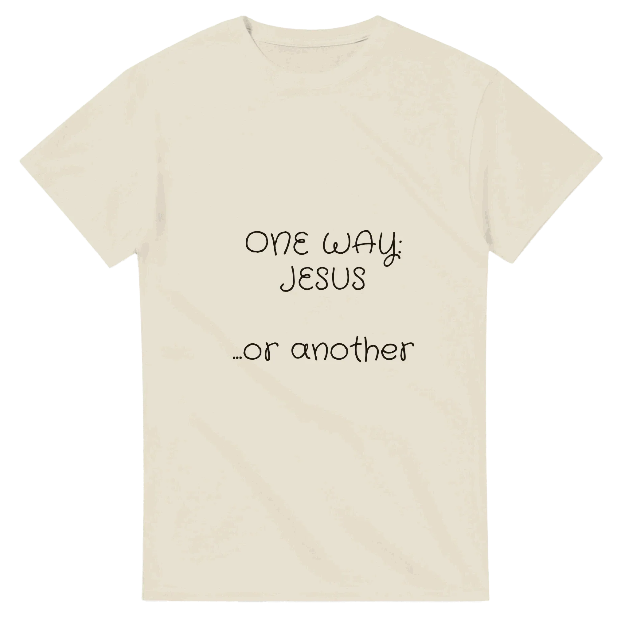 One Way Jesus Heavyweight Unisex Crewneck T-shirt
