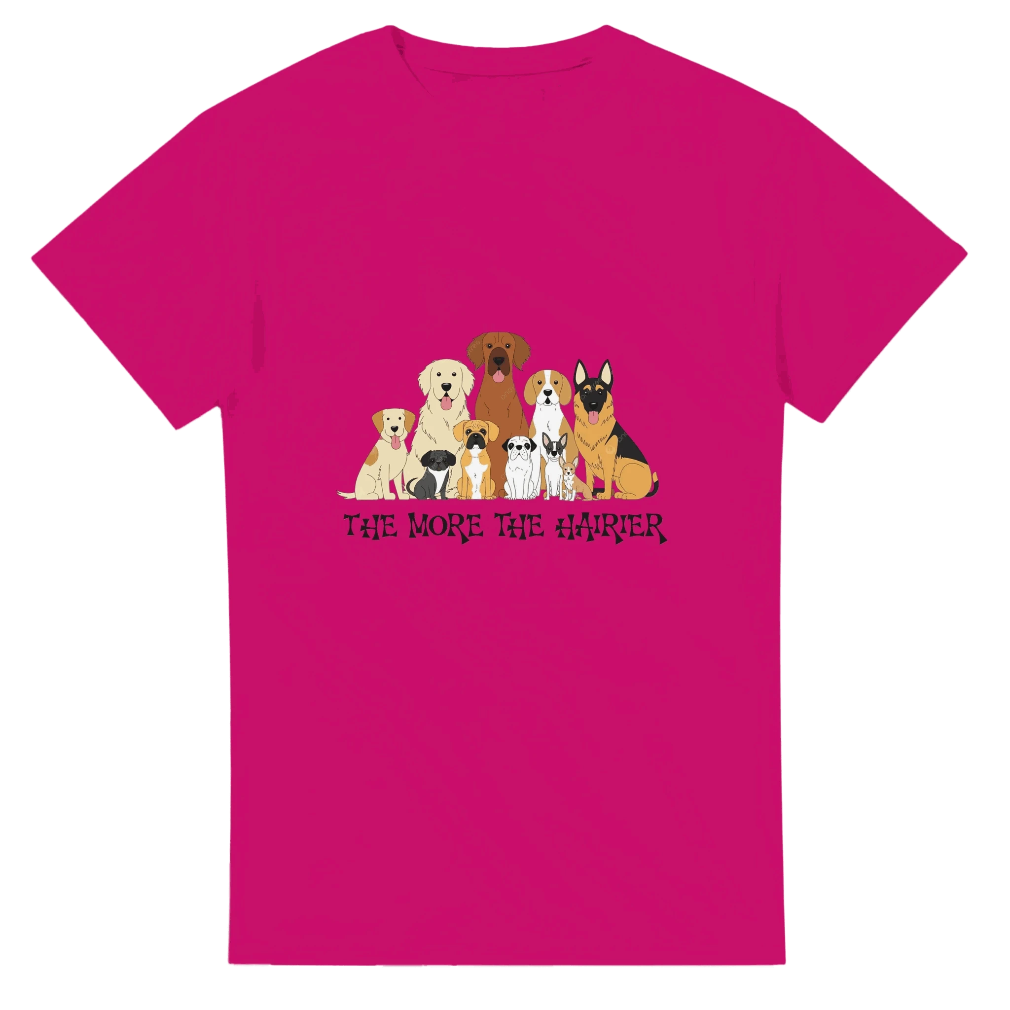 The More the Hairier Heavyweight Unisex Crewneck T-shirt 