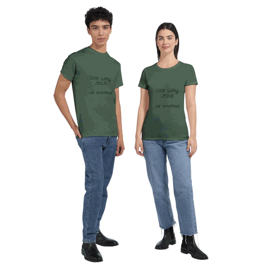 One Way Jesus Heavyweight Unisex Crewneck T-shirt