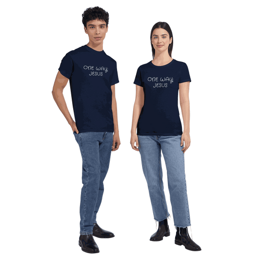 One Way Jesus Heavyweight Unisex Crewneck T-shirt