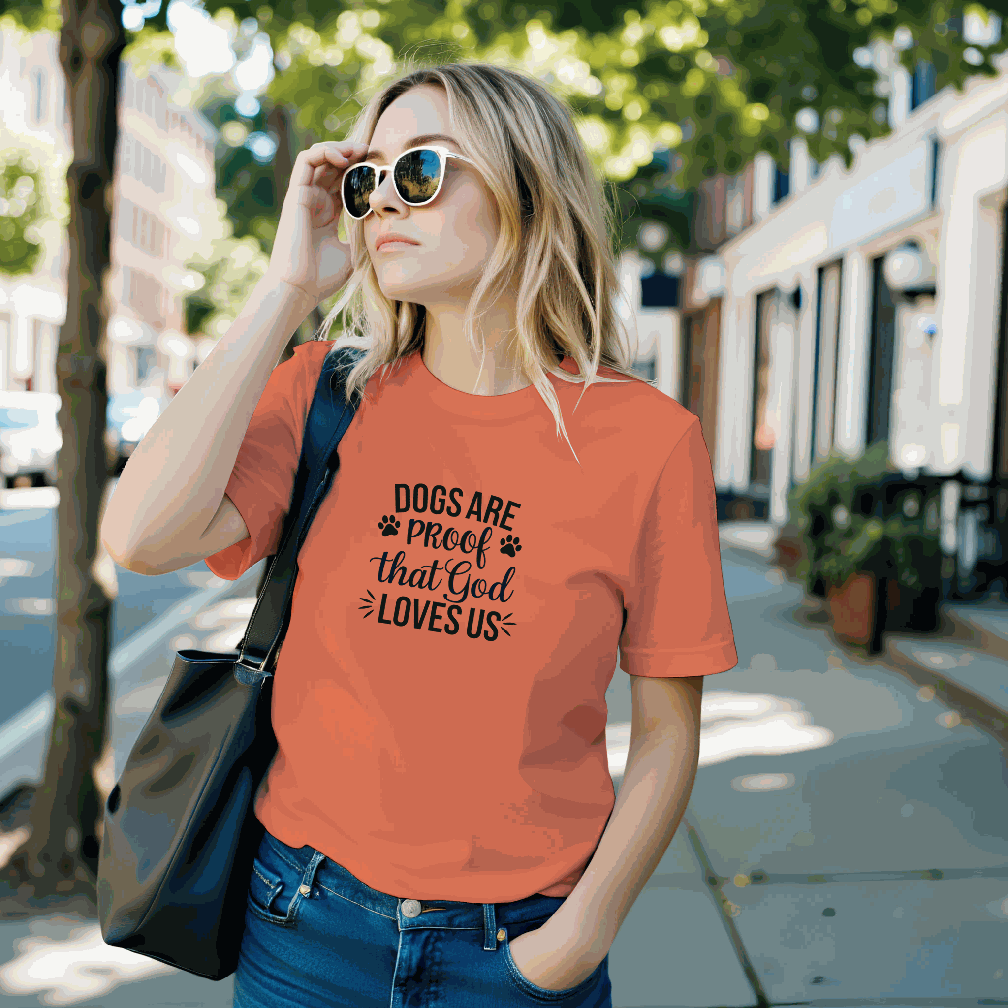 dogs-are-proof-womens-crewneck-t-shirt-bella-canvas-3001