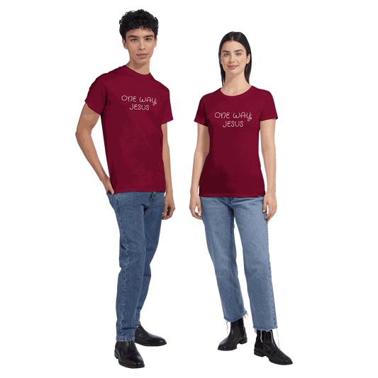 One Way Jesus Heavyweight Unisex Crewneck T-shirt
