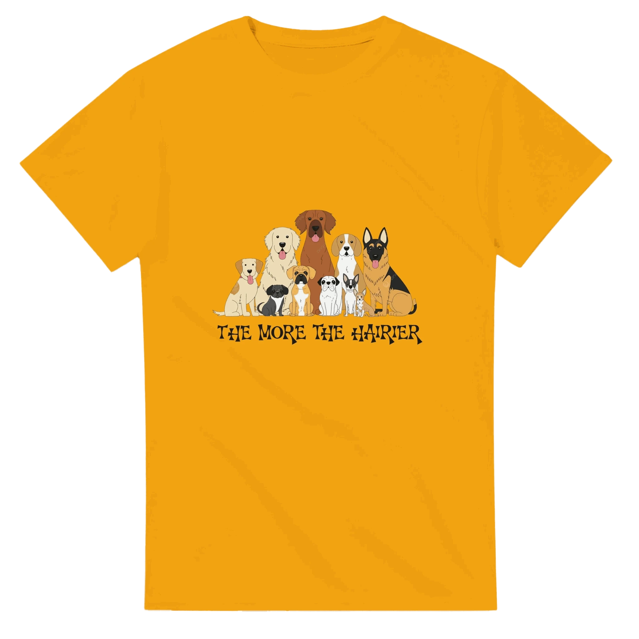 The More the Hairier Heavyweight Unisex Crewneck T-shirt 